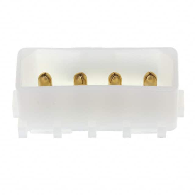 350543-2 TE Connectivity AMP Connectors                                                                    CONN HEADER 4POS VERT .200 AU