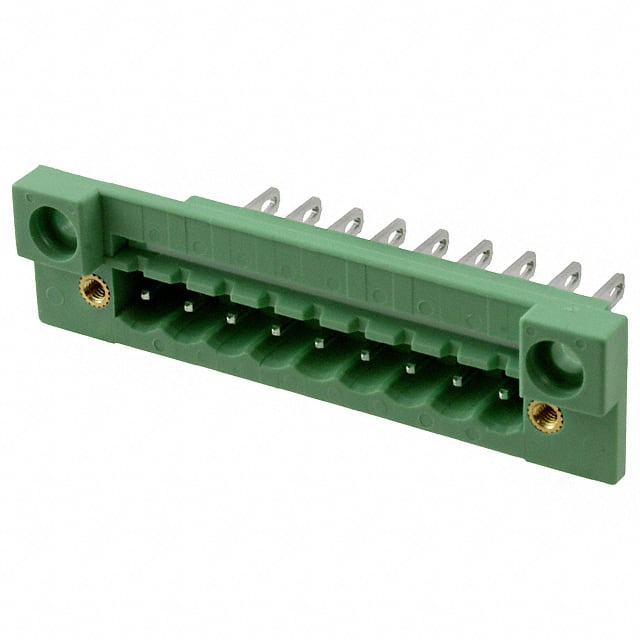 0710248 Phoenix Contact                                                                    TERM BLK HEADER 9POS GREEN