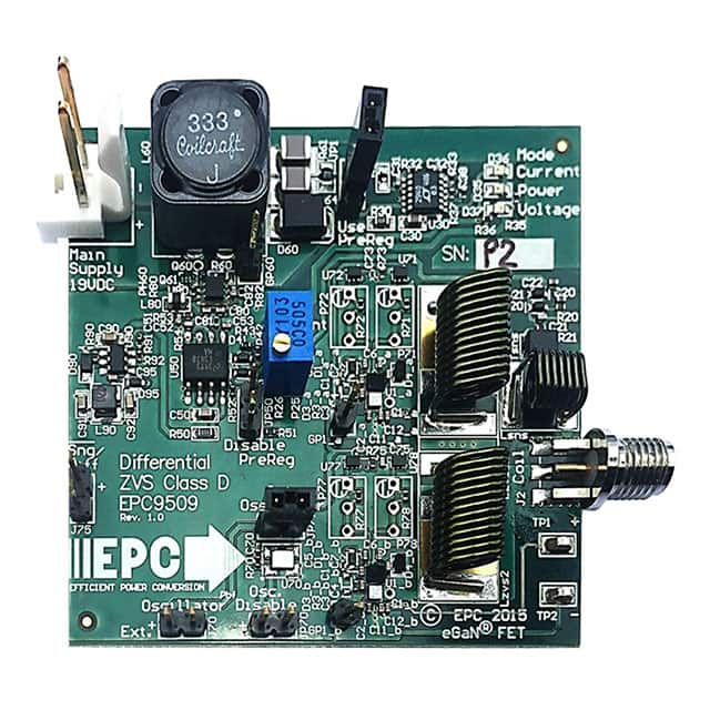 EPC9509 EPC                                                                    EVAL BOARD AMP GAN CLASS D ZVS