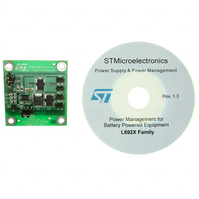 EVAL6920D STMicroelectronics                                                                    BOARD EVAL L6920D STEP UP CONV