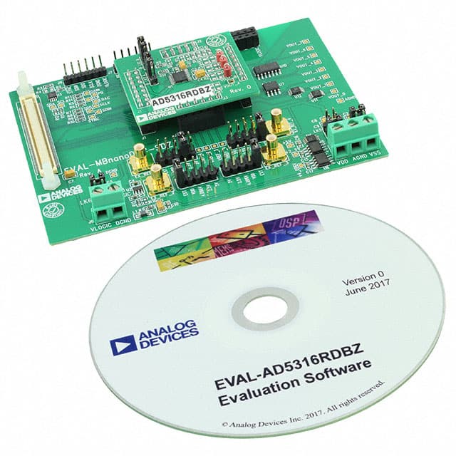 EVAL-AD5316RDBZ Analog Devices Inc.                                                                    EVAL BOARD FOR AD5316R