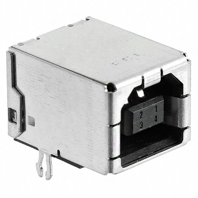 61729-1011BLF Amphenol FCI                                                                    USB RCPT B-TYPE R/A FULL BACK
