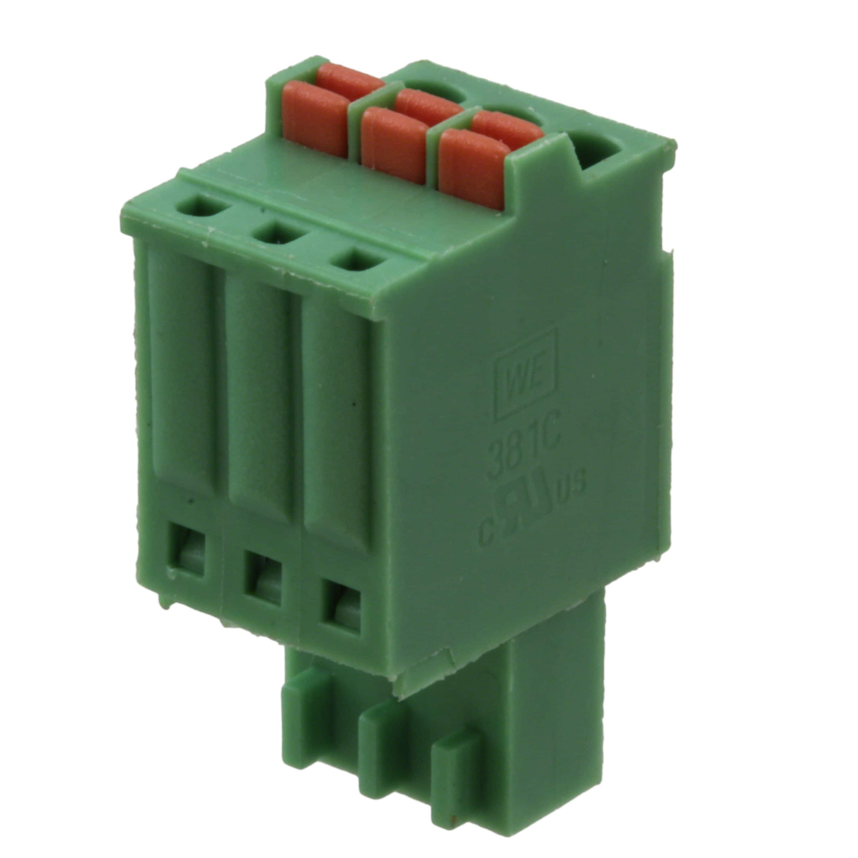 691381000003 Wurth Electronics Inc.                                                                    TERM BLOCK PLUG 3POS STR 2.5MM