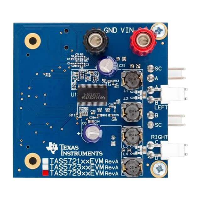 TAS5721EVM Texas Instruments                                                                    EVAL MODULE FOR TAS5721