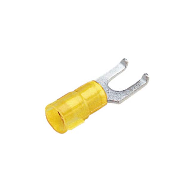 PN10-10FF-2K Panduit Corp                                                                    CONN SPADE TERM 10-12AWG #10 YEL