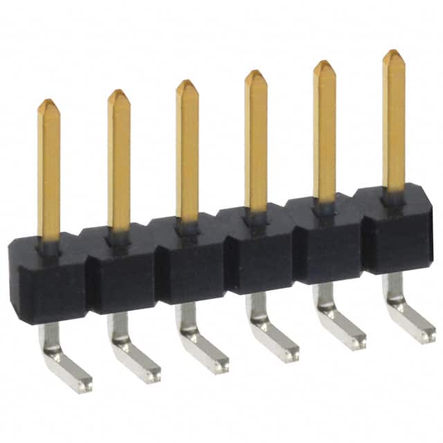 PBC06SBAN Sullins Connector Solutions                                                                    CONN HEADER .100 SINGL R/A 6POS