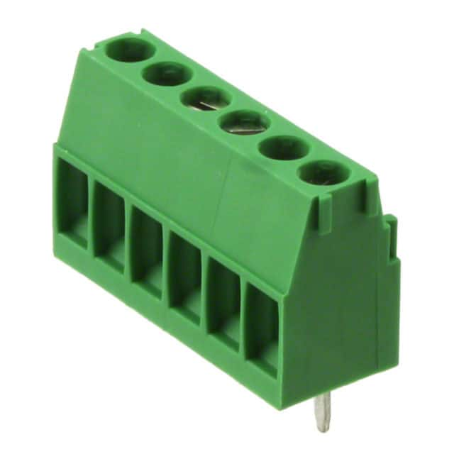 284391-6 TE Connectivity AMP Connectors                                                                    TERM BLOCK 6POS SIDE ENT 3.5MM