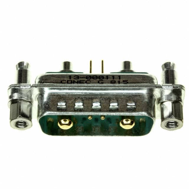 13-000111 Conec                                                                    CONN D-SUB PLUG 7POS VERT SOLDER