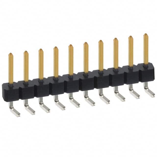 PBC10SBAN Sullins Connector Solutions                                                                    CONN HEADER .100 SINGL R/A 10POS