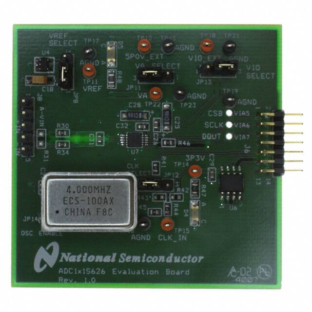 ADC161S626EB/NOPB Texas Instruments                                                                    BOARD EVAL FOR ADC161S626