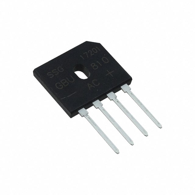 GBU6005GTB SMC Diode Solutions                                                                    BRIDGE RECT 1PHASE 50V 6A GBU