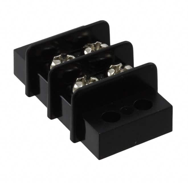 1546306-2 TE Connectivity AMP Connectors                                                                    CONN BARRIER STRIP 2CIRC 0.374