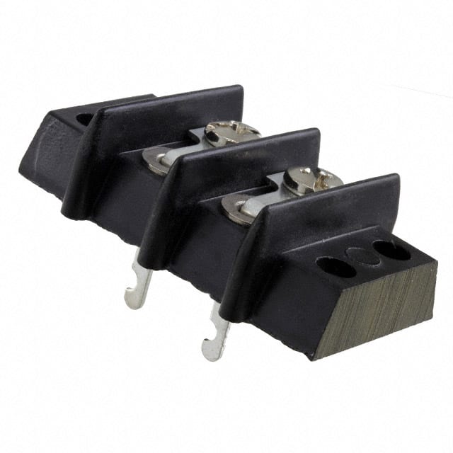 2-142-Y Cinch Connectivity Solutions                                                                    CONN BARRIER STRIP 2CIRC 0.563