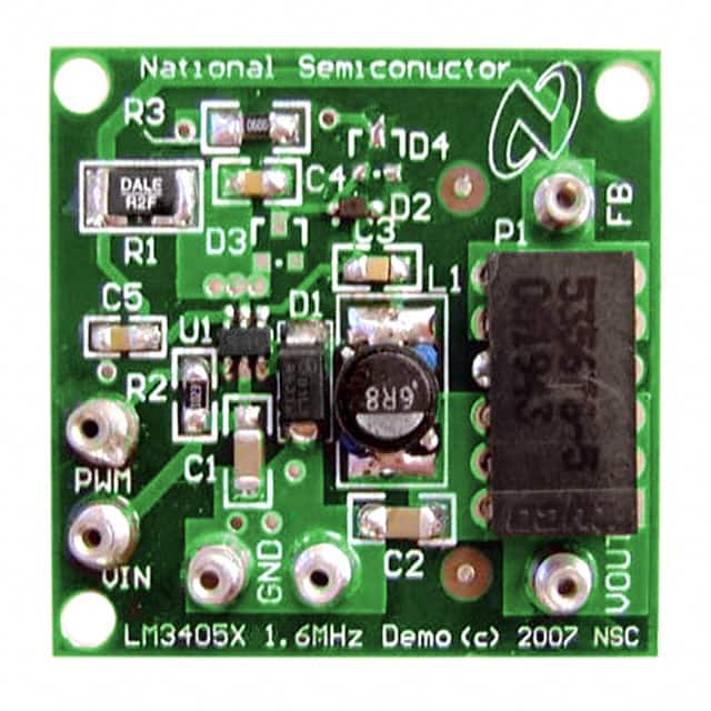 LM3405XEVAL Texas Instruments                                                                    BOARD EVALUATION LM3405X