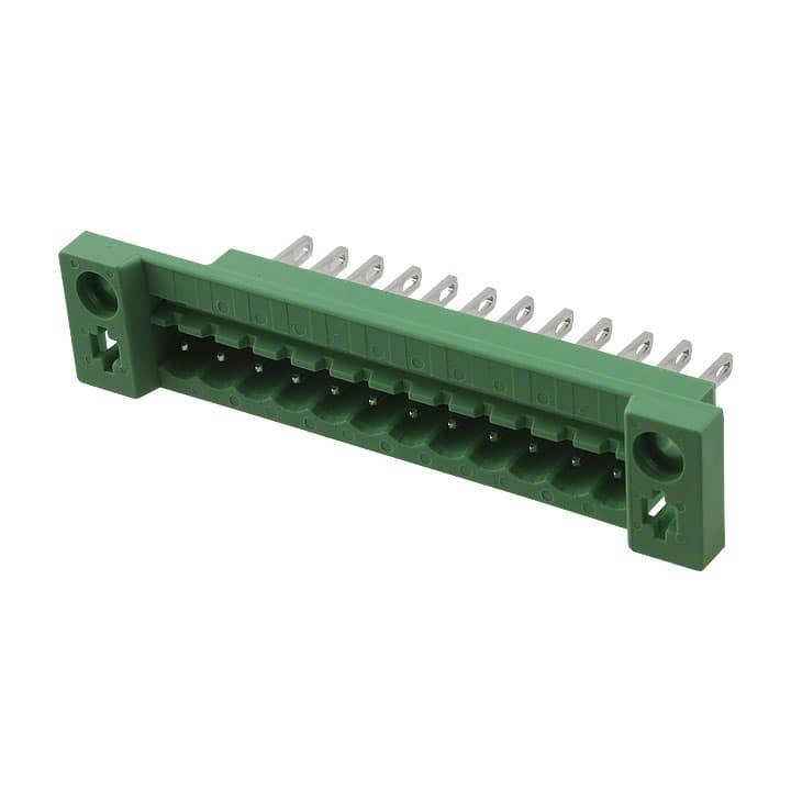 0707332 Phoenix Contact                                                                    TERM BLK HEADER 12POS GREEN