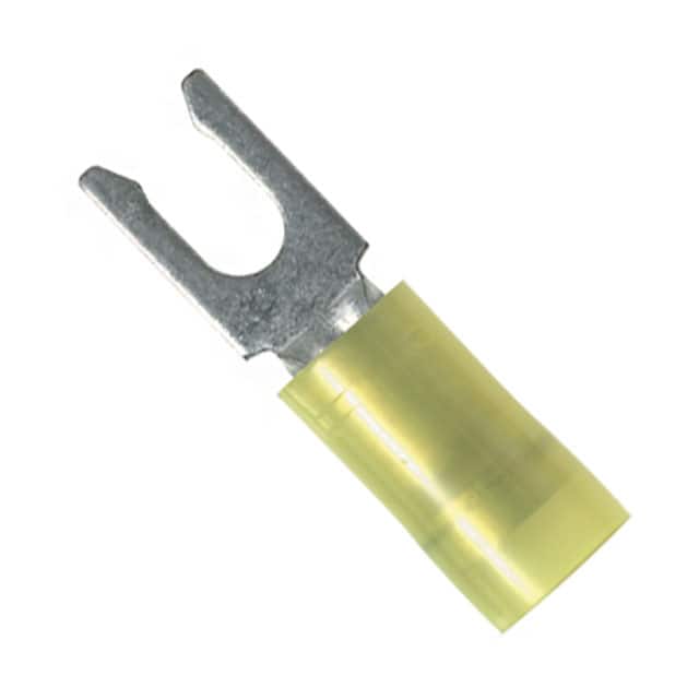 PN10-10LF-D Panduit Corp                                                                    CONN SPADE TERM 10-12AWG #10 YEL