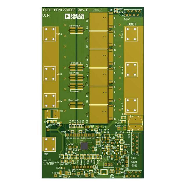 EVAL-ADM1276EBZ Analog Devices Inc.                                                                    BOARD EVAL FOR ADM1276