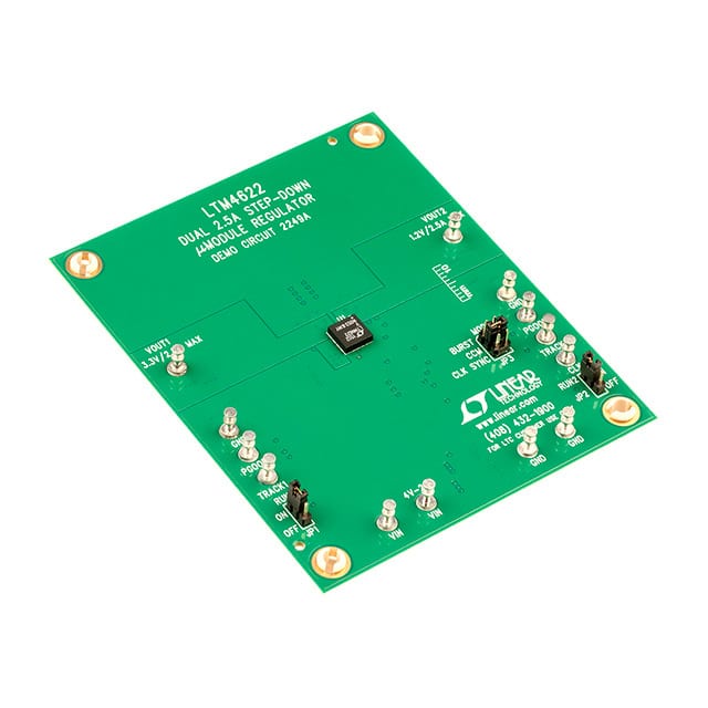 DC2249A Linear Technology/Analog Devices                                                                    DEMO BOARD LTM4622EV REG MOD