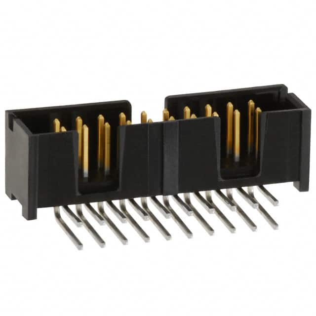 103310-5 TE Connectivity AMP Connectors                                                                    CONN HEADER LOPRO R/A 20POS GOLD