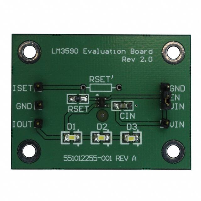 LM3590MFEV Texas Instruments                                                                    BOARD EVALUATION LM3590MF