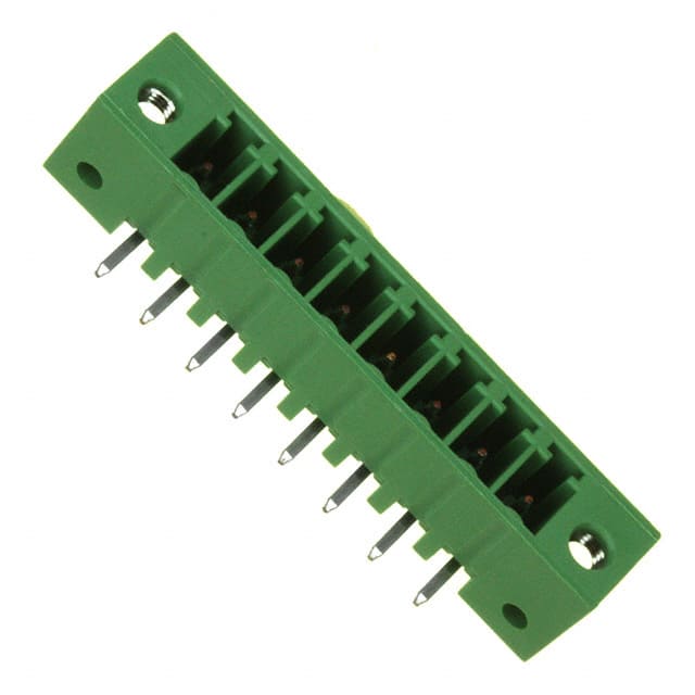 284541-8 TE Connectivity AMP Connectors                                                                    TERM BLOCK HDR 8POS 90DEG 3.81MM