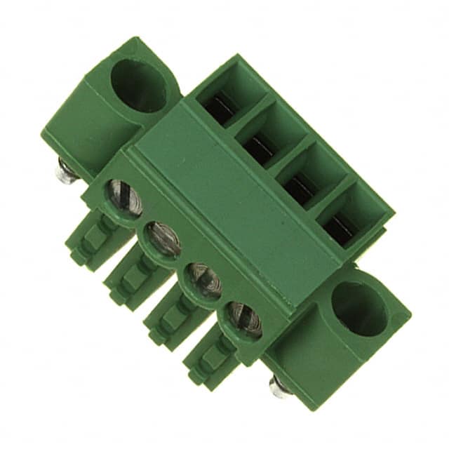 284510-4 TE Connectivity AMP Connectors                                                                    TERM BLOCK PLUG 4POS STR 3.5MM