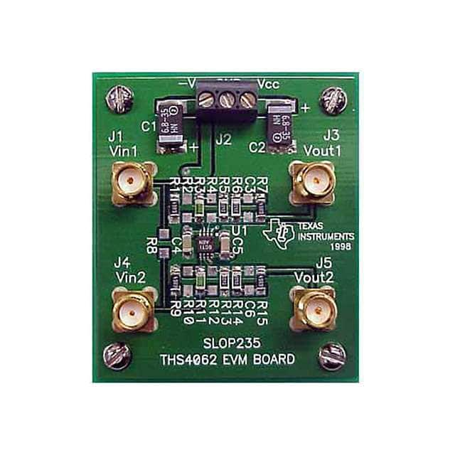 THS4062EVM Texas Instruments                                                                    EVAL MOD FOR THS4062