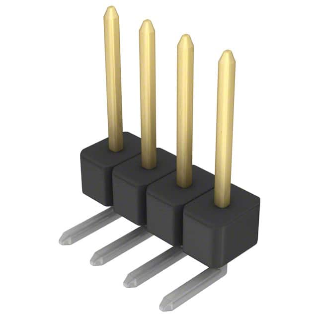 PBC04SGAN Sullins Connector Solutions                                                                    CONN HEADER .100 SINGL R/A 4POS