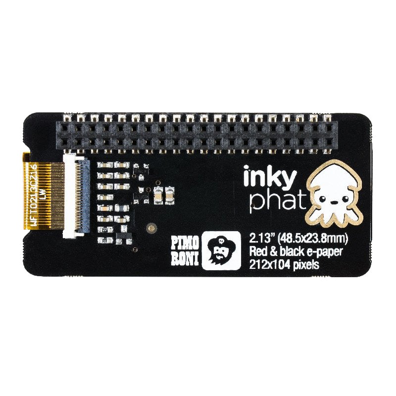 PIM299 Pimoroni Ltd                                                                    INKY PHAT - RED/BLACK/WHITE EPD