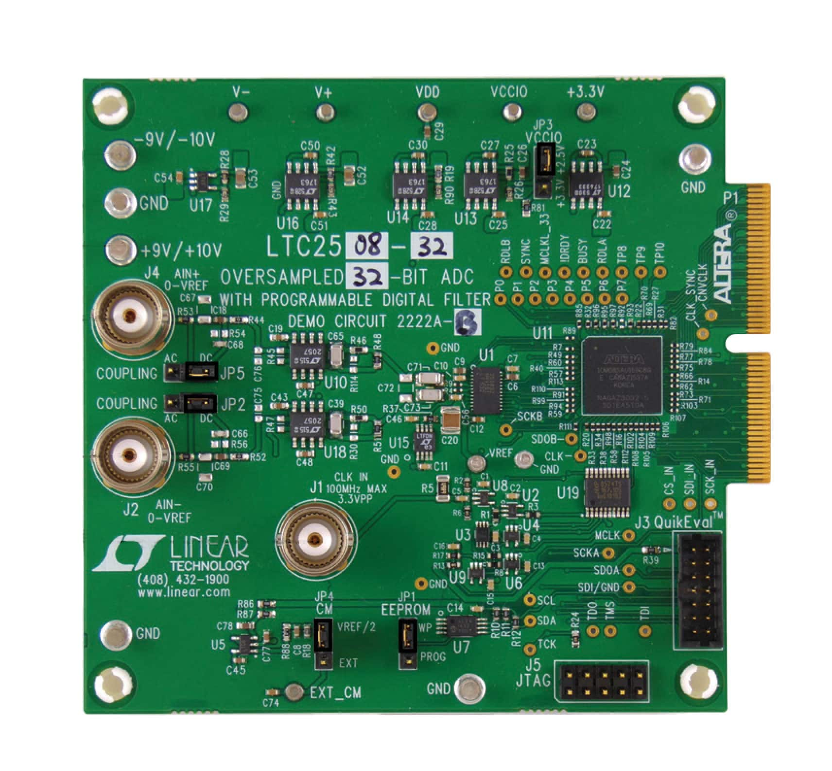 DC2222A-A Linear Technology/Analog Devices                                                                    DEMO BOARD FOR LTC2500-32