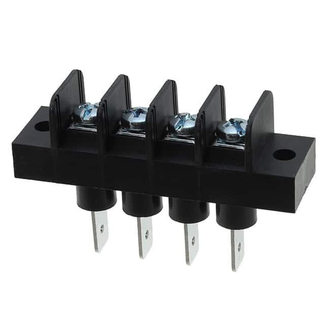 JC6-Q307-04 TE Connectivity AMP Connectors                                                                    CONN BARRIER STRIP 4CIRC 0.375