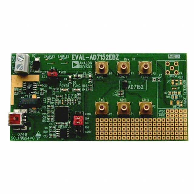 EVAL-AD7152EBZ Analog Devices Inc.                                                                    BOARD EVAL AD7152