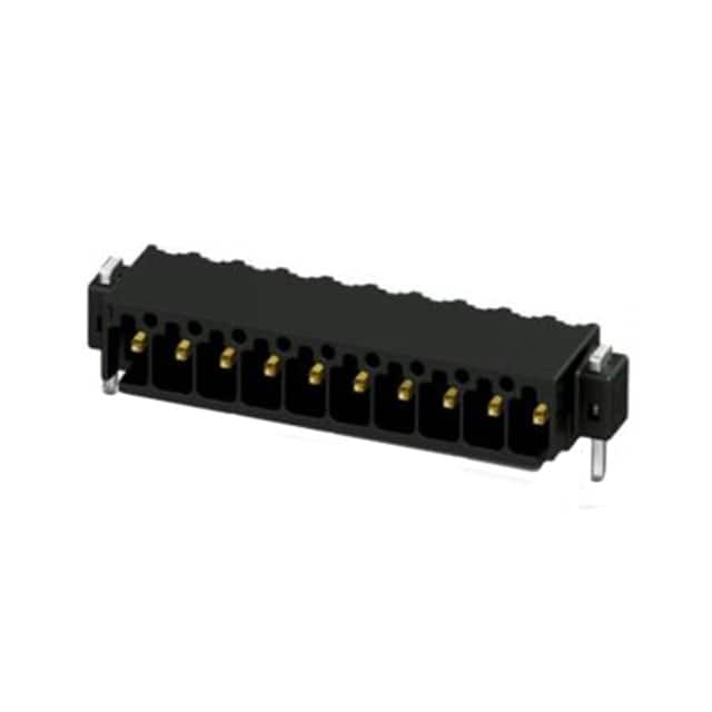 1821258 Phoenix Contact                                                                    TERM BLOCK HDR 3POS 90DEG 2.54MM