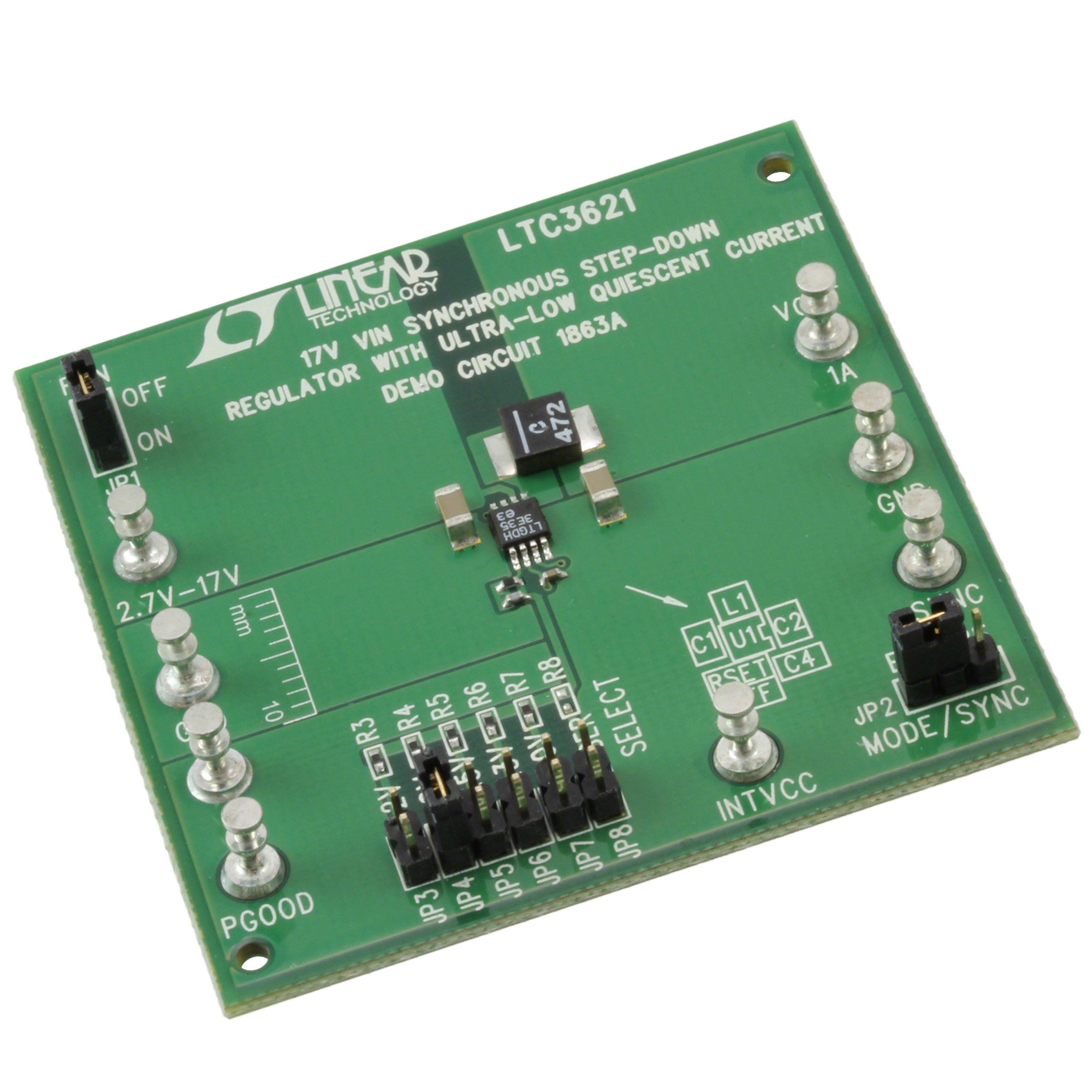 DC1863A Linear Technology/Analog Devices                                                                    BOARD EVAL FOR LTC3621IMS8E