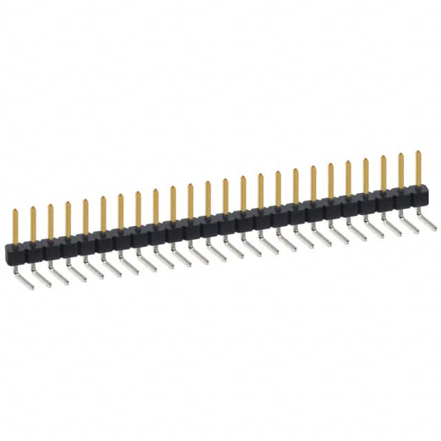 PBC24SBBN Sullins Connector Solutions                                                                    CONN HEADER .100 SINGL R/A 24POS