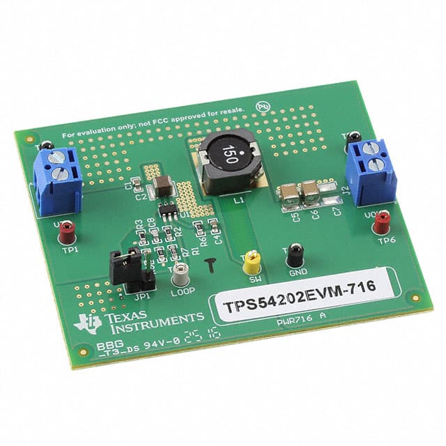 TPS54202EVM-716 Texas Instruments                                                                    EVALUATION MODULE