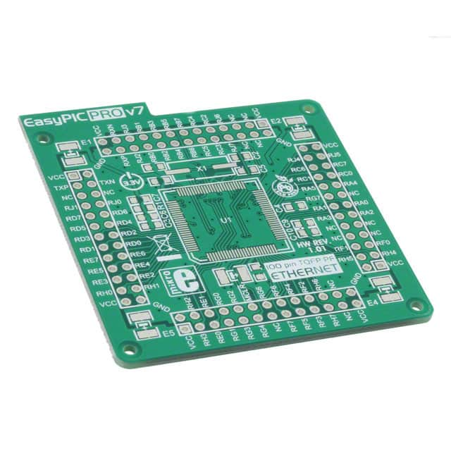 MIKROE-1002 MikroElektronika                                                                    CARD EASYPICPRO V7 EMPTY 100TQFP