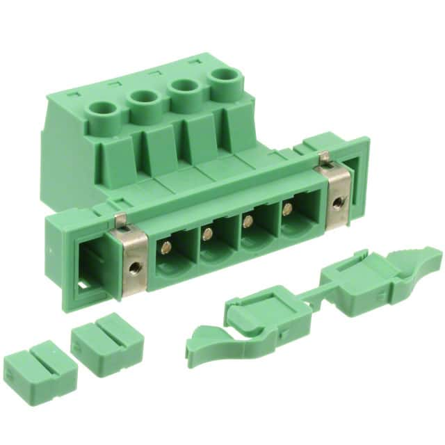 1703470 Phoenix Contact                                                                    TERM BLK HEADER 4POS GREEN