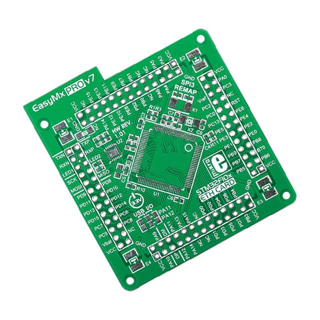 MIKROE-1106 MikroElektronika                                                                    MCUCARD BARE 100-TQFP STM32