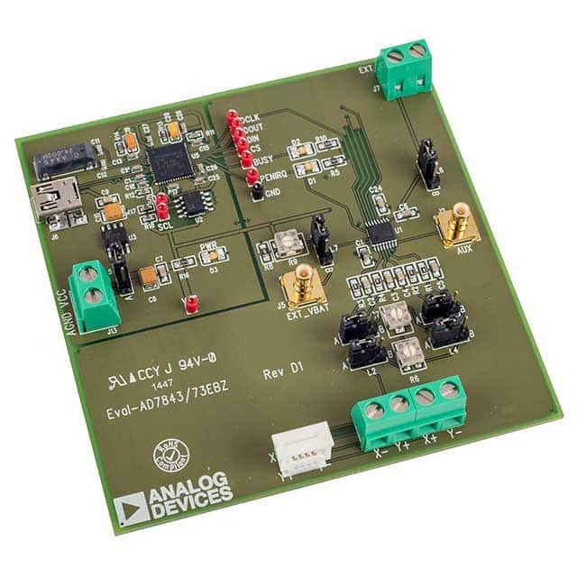 EVAL-AD7843EBZ Analog Devices Inc.                                                                    BOARD EVAL FOR AD7843