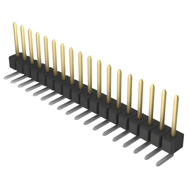 PBC18SGAN Sullins Connector Solutions                                                                    CONN HEADER .100 SINGL R/A 18POS