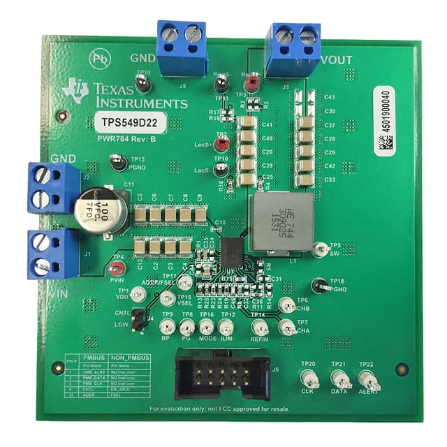 TPS549D22EVM-784 Texas Instruments                                                                    EVALUATION MODULE