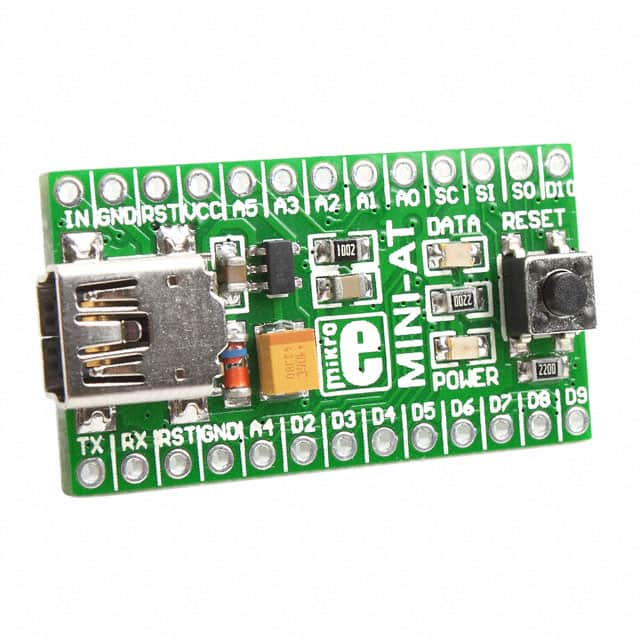 MIKROE-671 MikroElektronika                                                                    BOARD MINI-AT 5V DEV SYSTEM