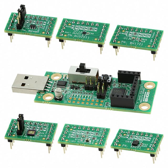 SENSEKIT2-EVK-101 Rohm Semiconductor                                                                    EVAL KIT SENSOR PLATFORM