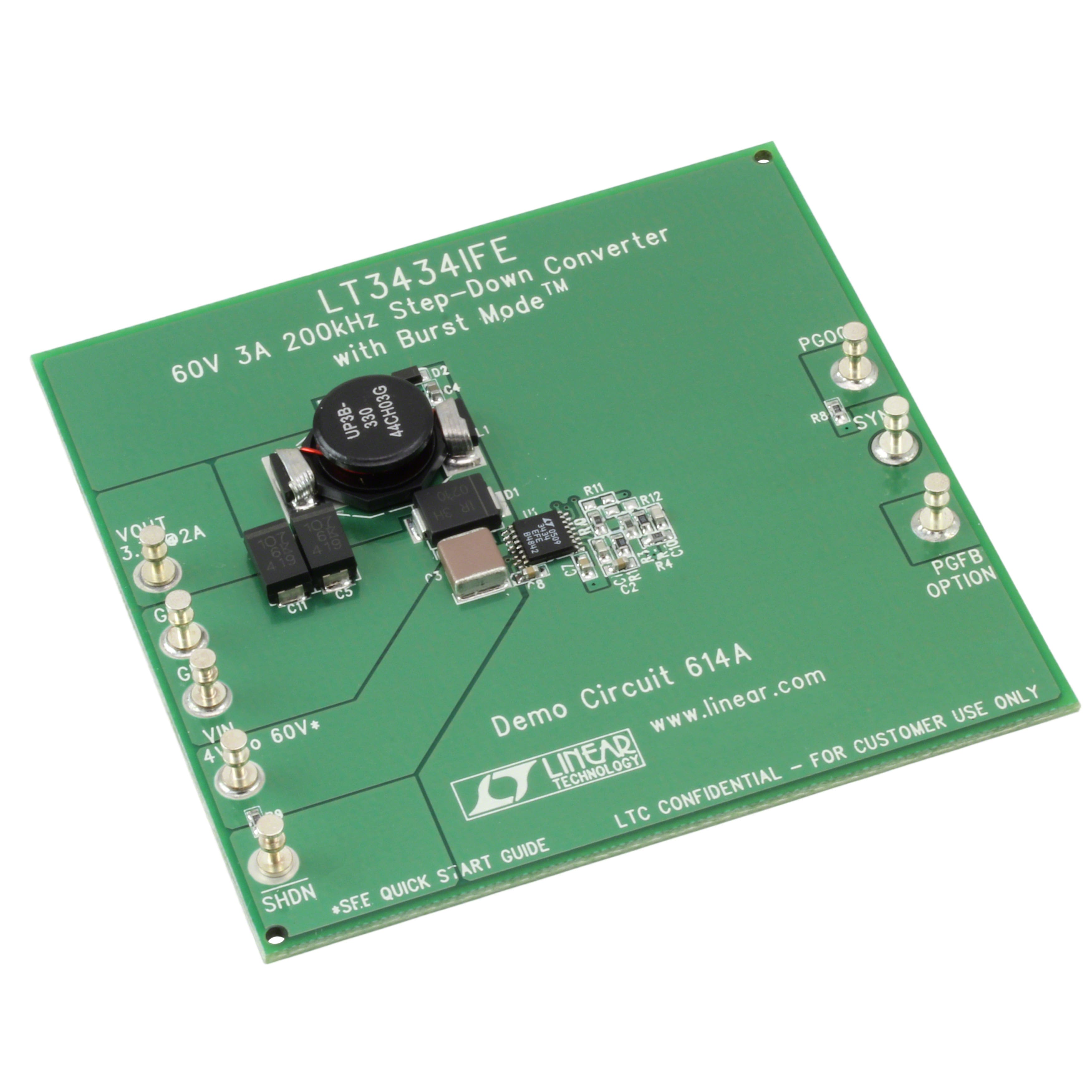 DC614A Linear Technology/Analog Devices                                                                    BOARD EVAL FOR LT3434IFE