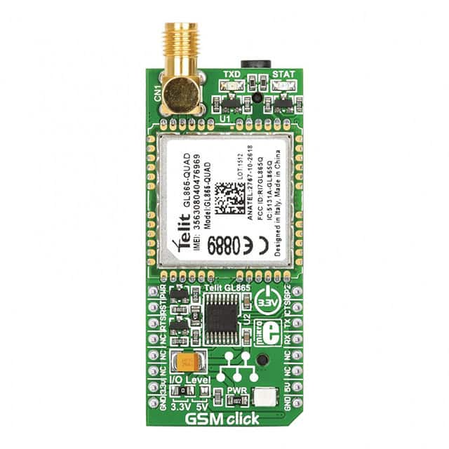 MIKROE-1298 MikroElektronika                                                                    RF TXRX MODULE CELLULAR