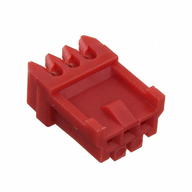 172051-3 TE Connectivity AMP Connectors                                                                    CONN PLUG IDC 3POS 22AWG RED