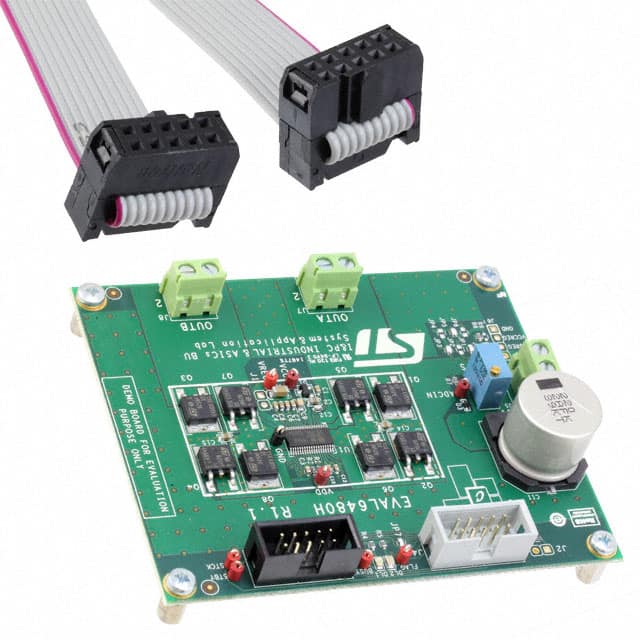 EVAL6480H STMicroelectronics                                                                    BOARD DEMO L6480H MOTOR DRIVER