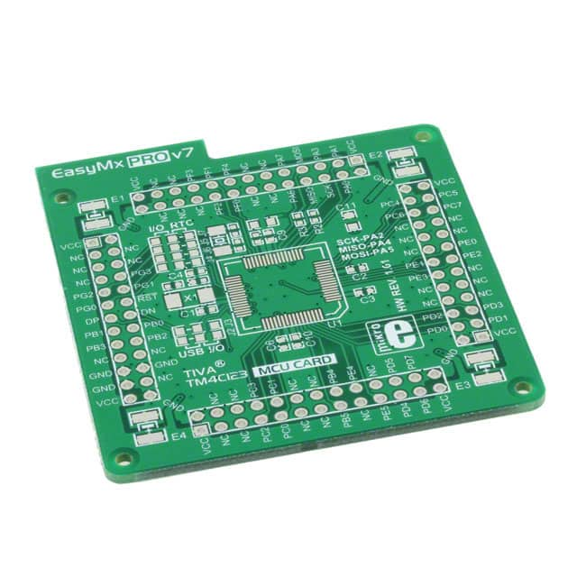 MIKROE-1625 MikroElektronika                                                                    MCUCARD BARE 64-TQFP TM4C123