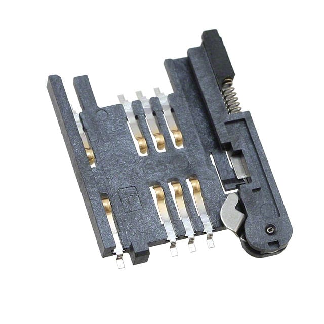 0912283002 Molex, LLC                                                                    CONN SIM CARD PUSH-PUSH R/A SMD